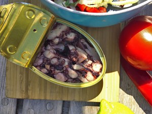 Tintenfisch aus der Dose