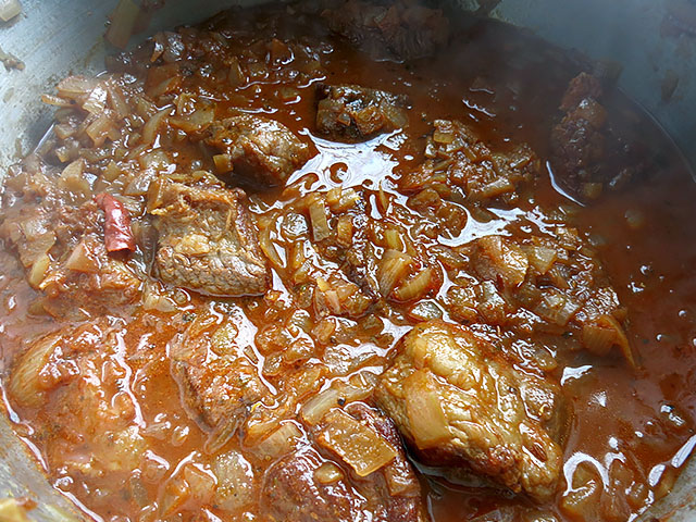 Wiener Wirtshausgulasch zweiter Tag