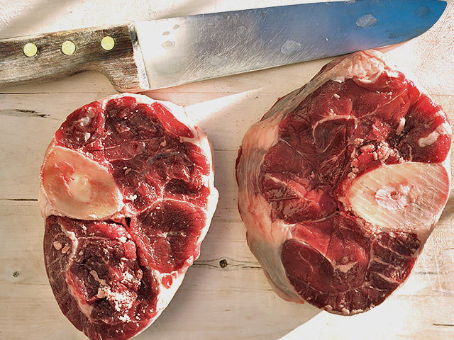 Wiener Wadengulasch Beinscheibe