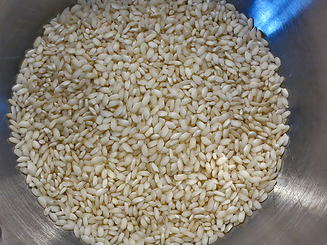 Risotto Reis Arborio getoastet