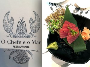 Lissabon o Chefe e o mar logo und Sushi