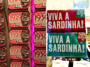 Sardinen und Dosen in Lisabon