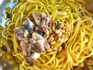 Ölsardinen Pasta mit Fenchel