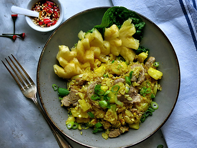 Thai Ananas Curry Rice