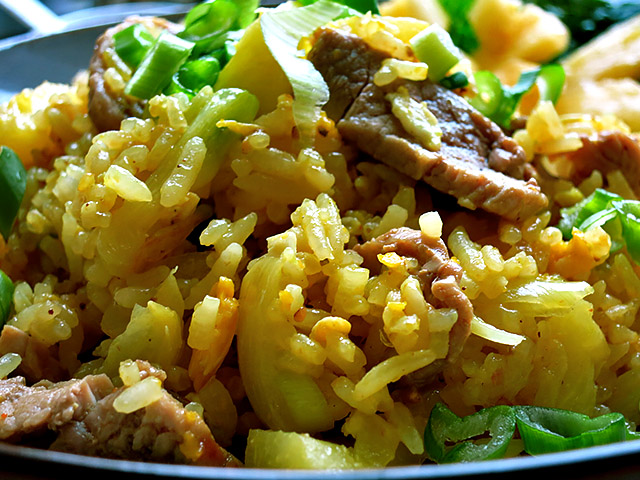 Curry Fried Rice Ananas