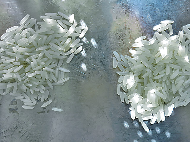 Basmati und Jasmin Reis roh