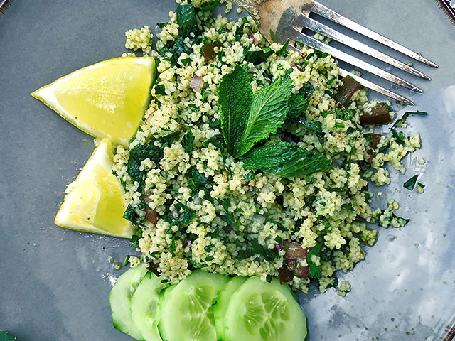 Tabouleh Salat aus Couscous