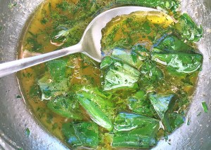 Vinaigrette für Thunfisch Carpaccio