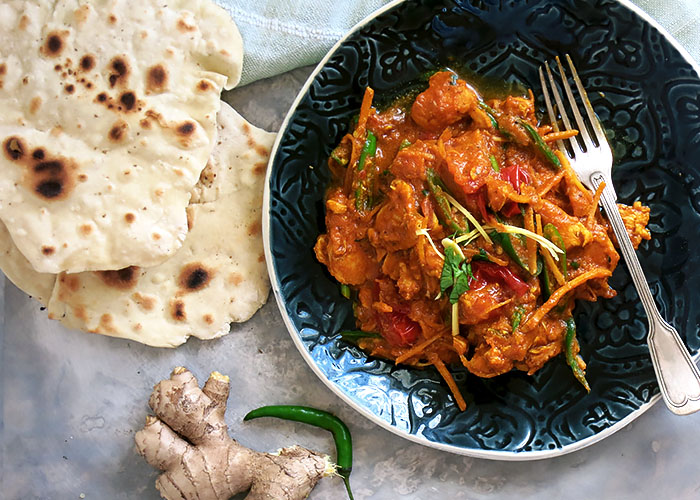 Die See kocht Ingwer Chicken Pakistan