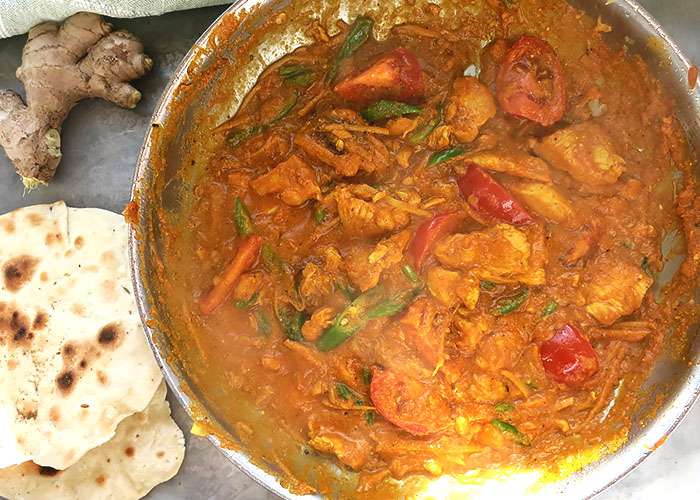 Ingwer Chicken Pakistan mit Chili