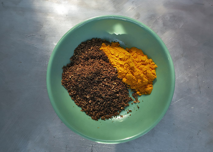 gemahlene Gewuerze für Mujaddara