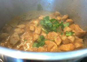 Sud angießen Muscheltopf