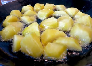 perfekte Bratkartoffeln in Schweineschmalz