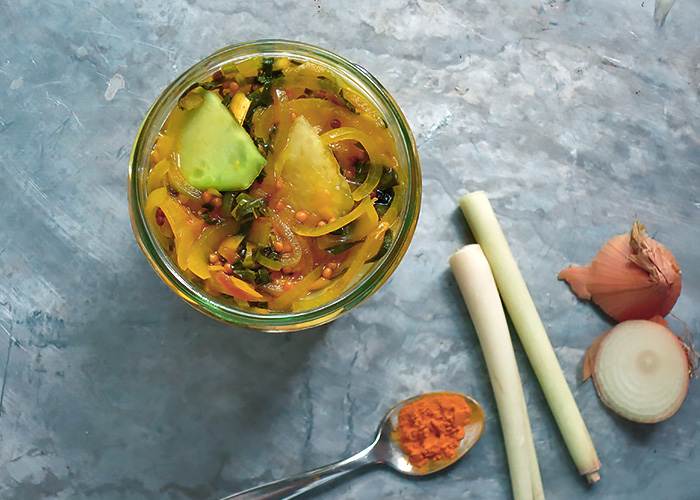 Kurkuma Kohlrabi Zutaten