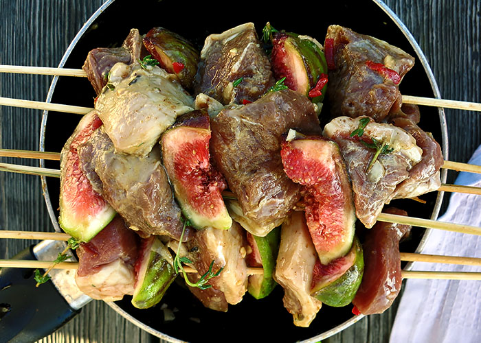 Wie mariniere ich Lammspieße