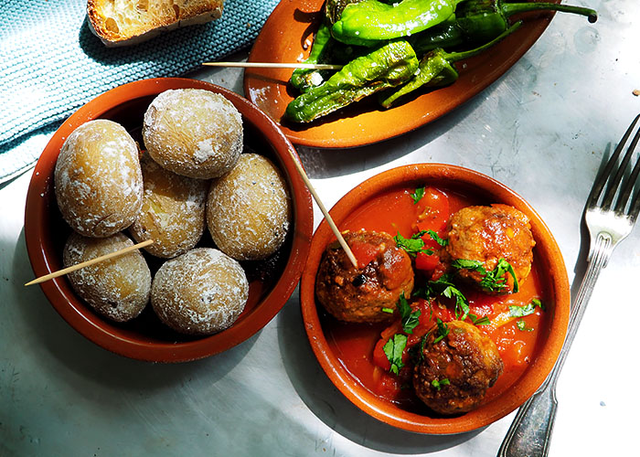 Albondigas Andaluz mit Tapas