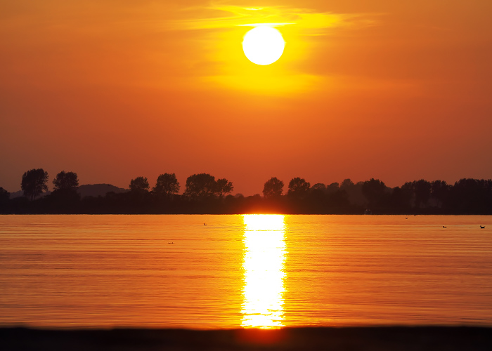 Ostseefjord Schlei Sonnenuntergang
