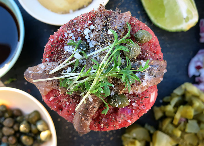 Tatar selbst gemacht Bordküche