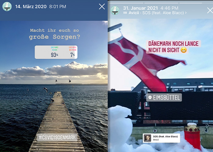 Instastories Fruehjahr 2020 2021