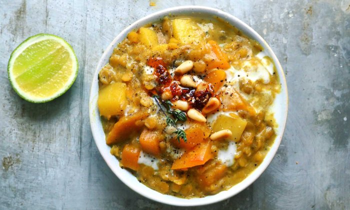 Kartoffel-Kürbis-Curry von "Die See kocht"