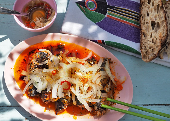 Rezept mit Dosenfisch: hawaiianische Sardinen