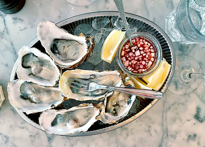 Frische Austern in Sonderborg
