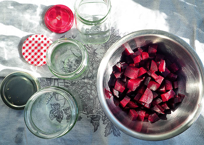 Gläser vorab sterilisieren